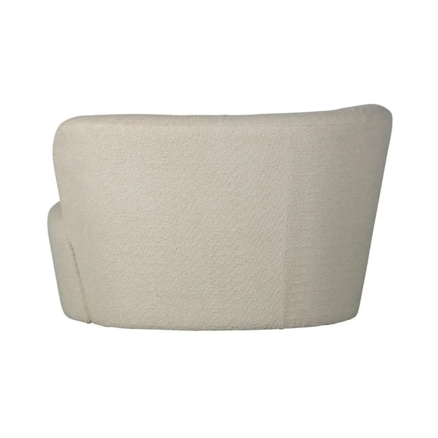 WOOOD Eetkamerbanken|Eetkamerbanken|Stone Bankje Links Boucle Creme 112cm