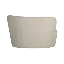 WOOOD Eetkamerbanken|Eetkamerbanken|Stone Bankje Rechts Boucle Creme 112cm