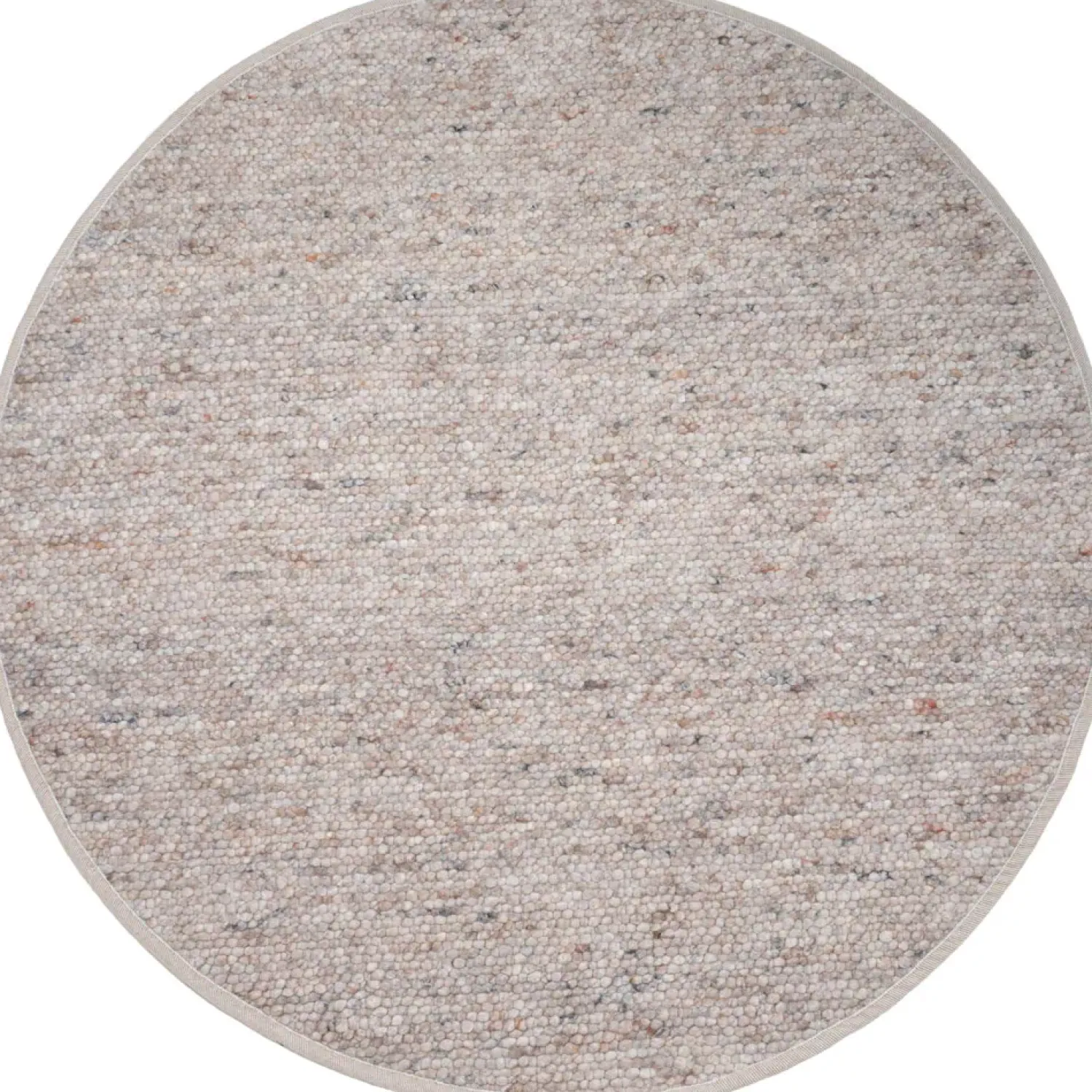 Decor 88 Vloerkleden|Stone vloerkleed Donker Beige Rond 160x160cm