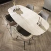 Kalfort Eettafels|Strato Eetkamertafel deens ovaal Travertin 180cm