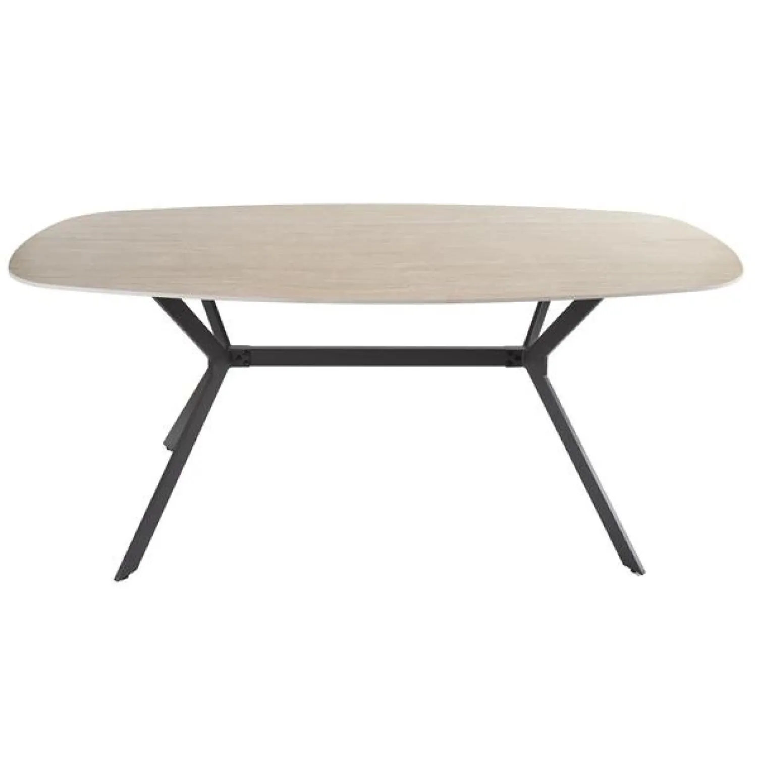 Kalfort Eettafels|Strato Eetkamertafel deens ovaal Travertin 180cm