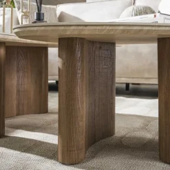 Kalfort Salontafels|Strato Salontafel set van 2 Travertin