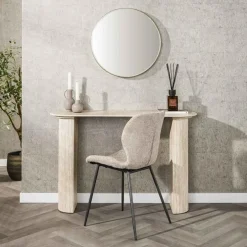 Kalfort Salontafels|Sidetables|Strato Sidetable Keramiek travertin 120cm