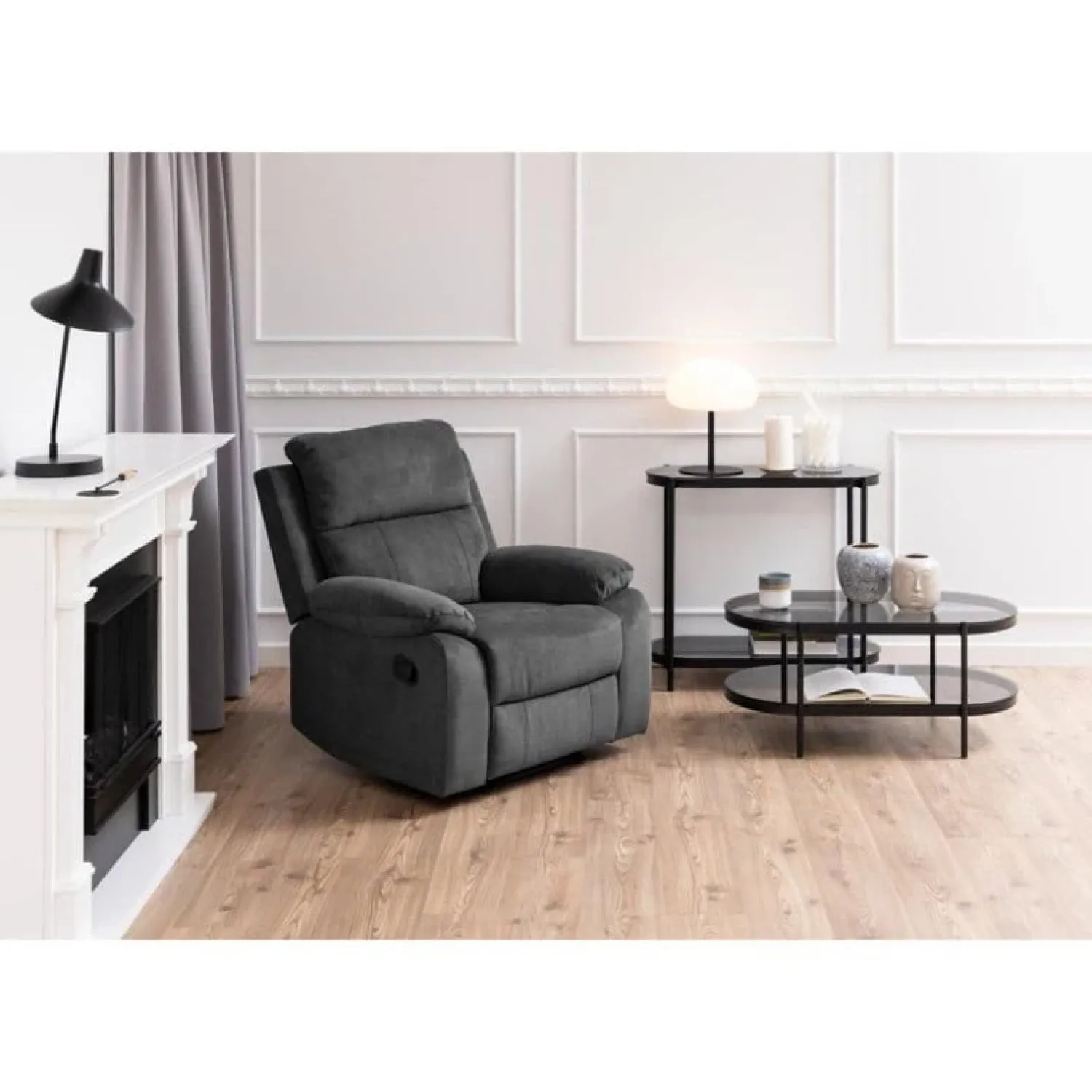 Nordhavn Salontafels|Stryn Salontafel Zwart 95cm