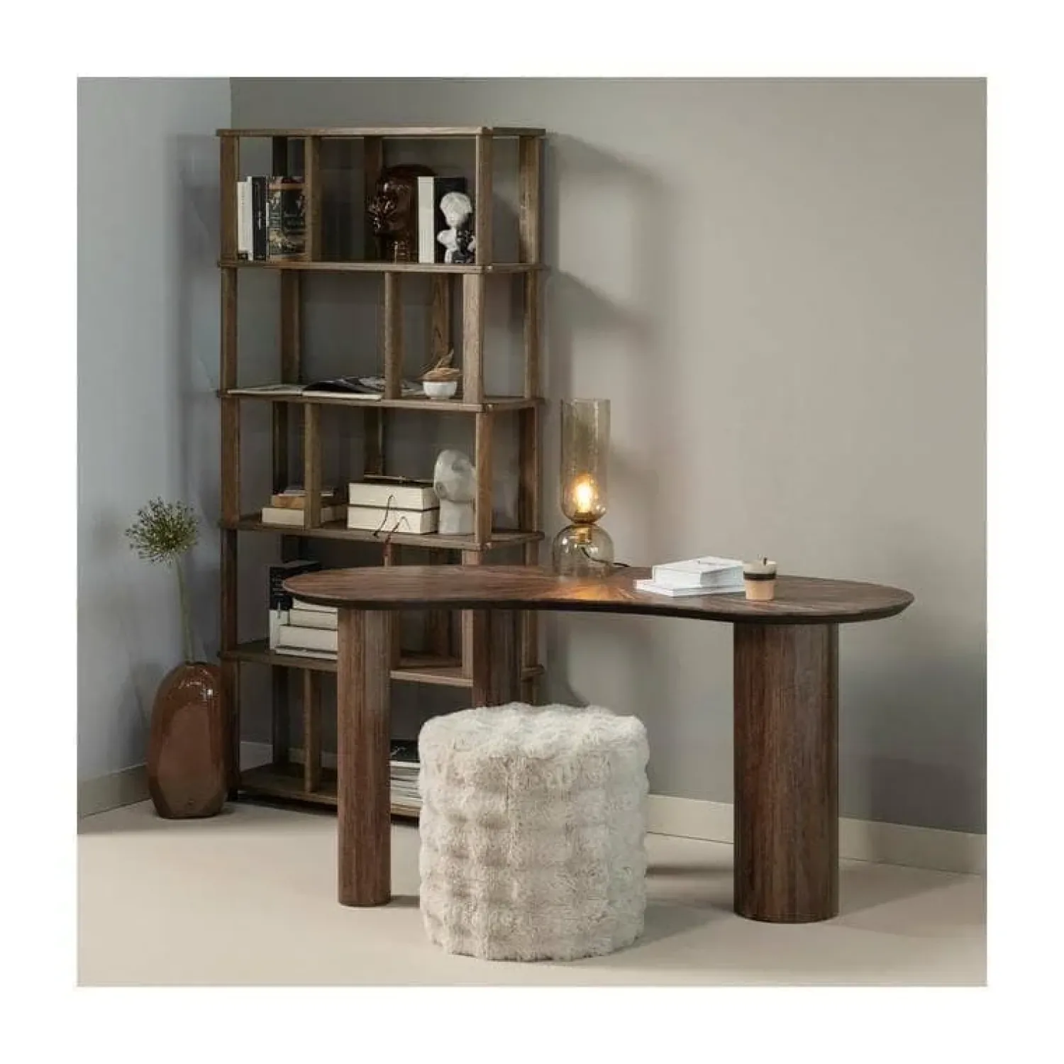 WOOOD Sidetables|Sun Sidetable organisch Teak Bruin 150cm