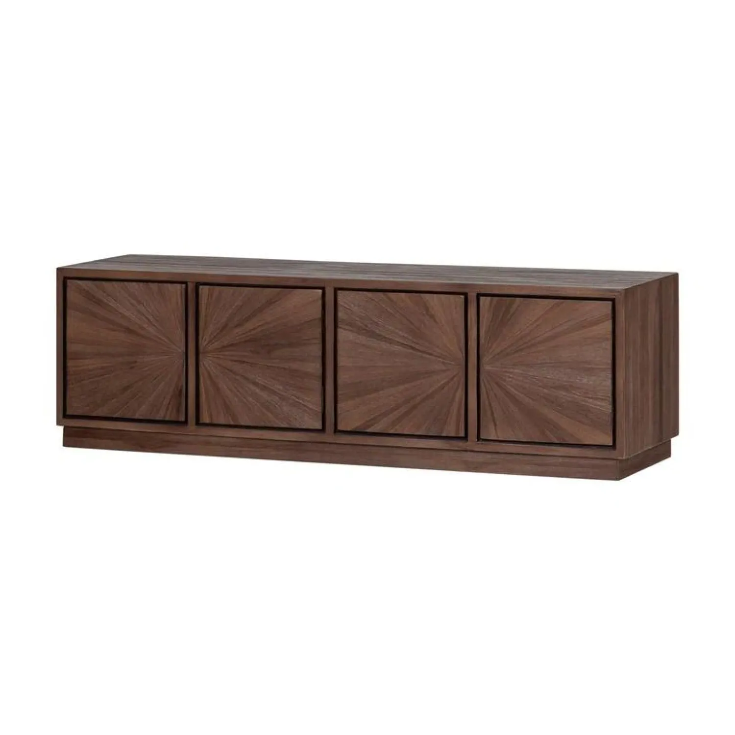 WOOOD Industriele Kasten|Tv Meubels|Sun Tv Meubel Teak Bruin 150cm
