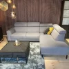 Sofa 22 Hoekbanken|Loungebanken|Sutton Hoekbank Zinc 2-zits met ottomane rechts