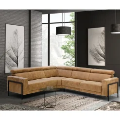 Sofa 22 Hoekbanken|Loungebanken|Sutton Hoekbank Zinc 2-zits met ottomane rechts