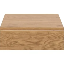 Nordhavn Nachtkastjes|Industriele Kasten|Svea zwevend Nachtkastje 1 lade Naturel 37cm