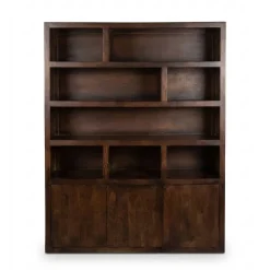 Vane Living Wandkasten|Vakkenkasten|Sven Boekenkast XL walnoot 160cm