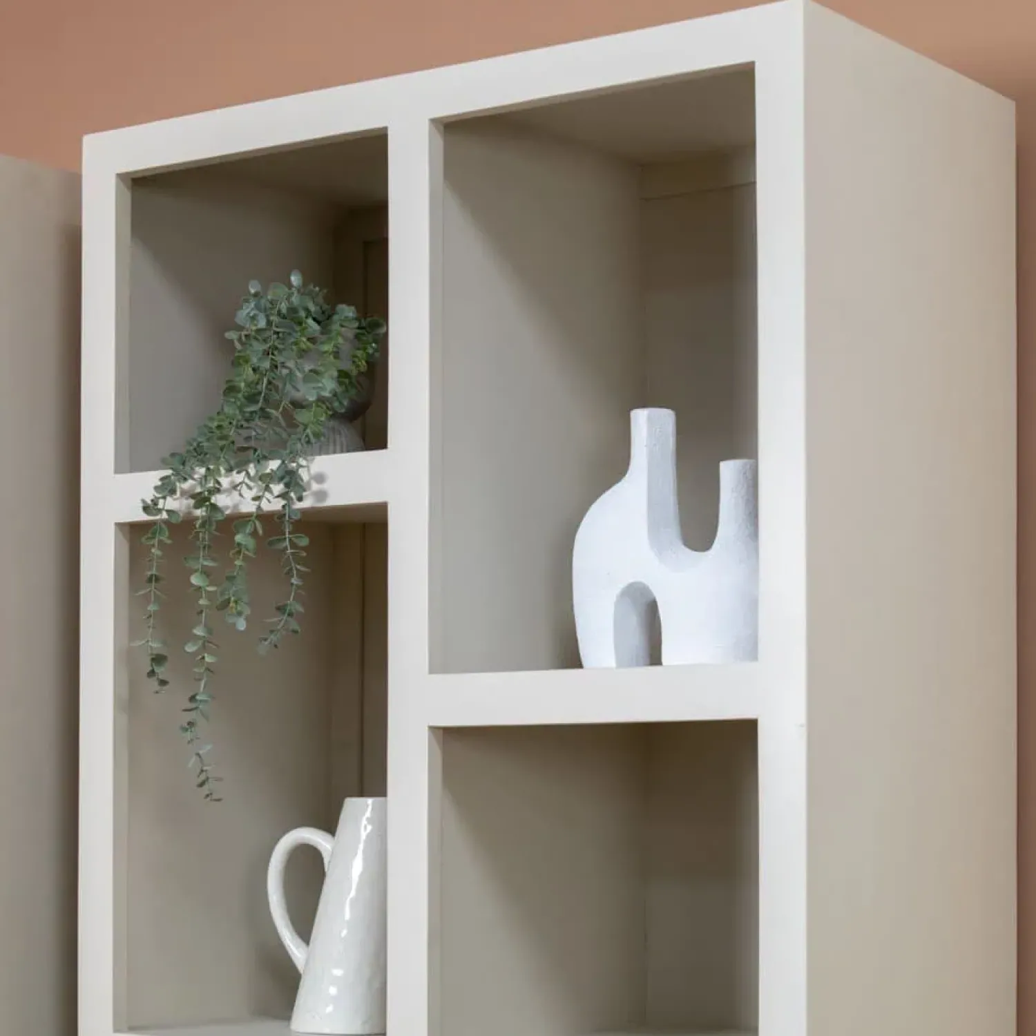 Vane Living Boekenkasten|Industriele Kasten|Sven Boekenkast zand 90cm