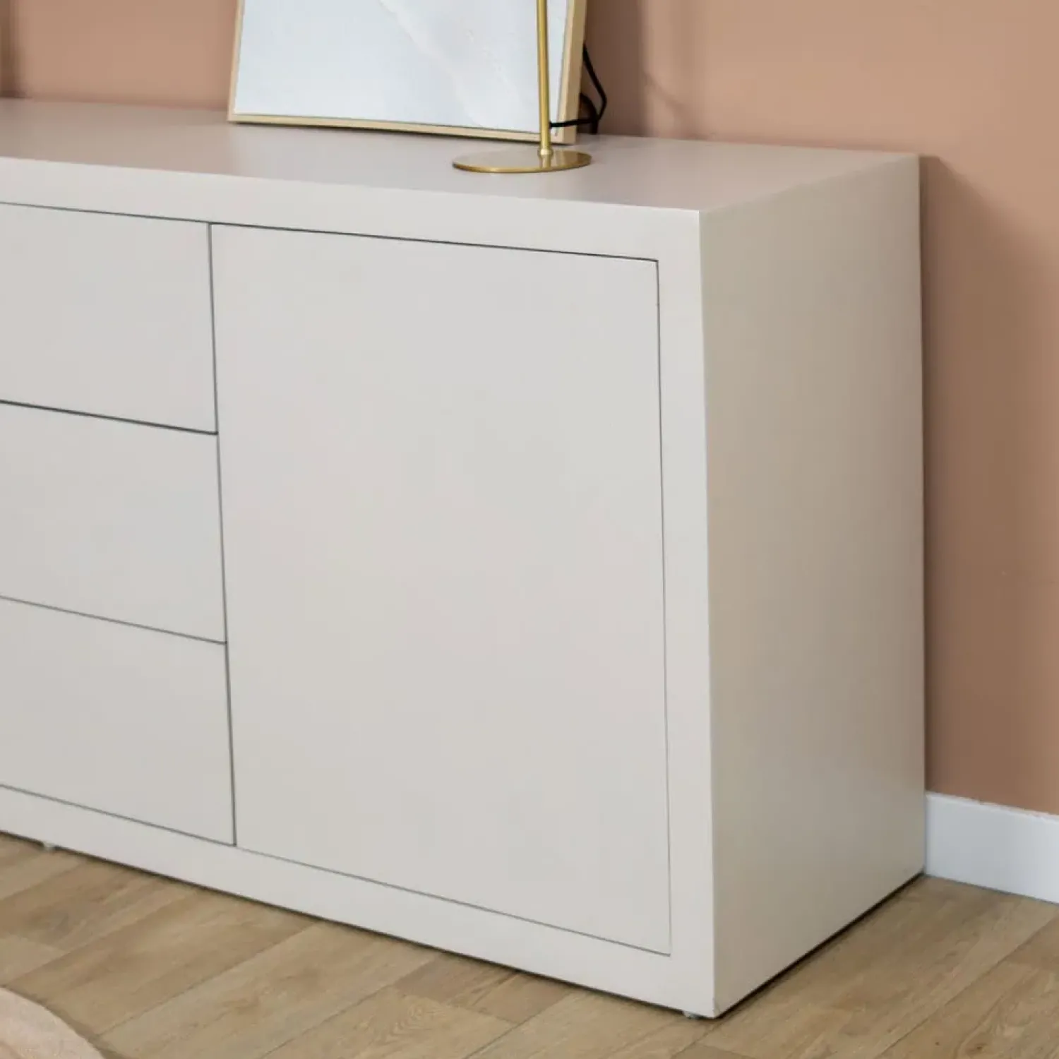 Vane Living Dressoirs|Industriele Kasten|Sven Dressoir zand 180cm