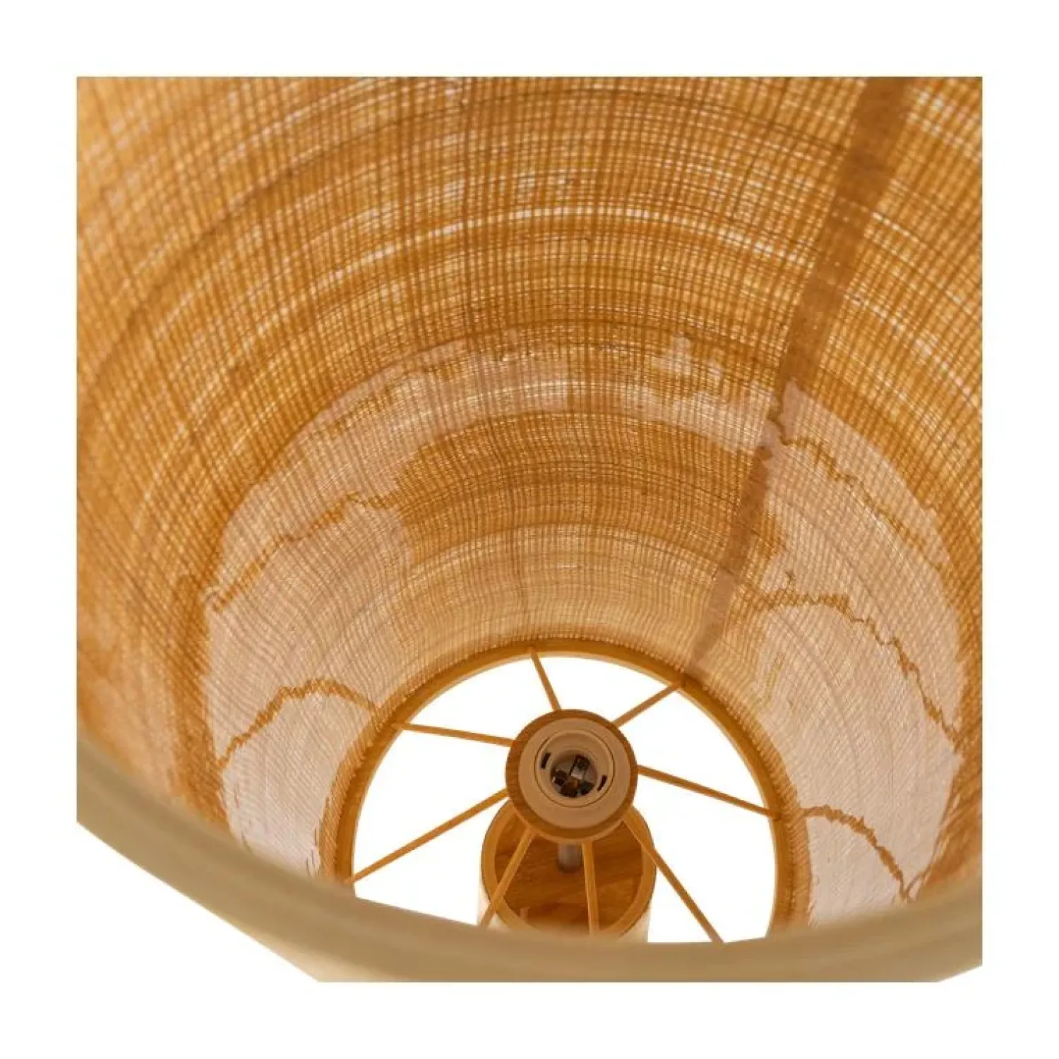WOOOD Vloerlampen|Syro 1-lichts Vloerlamp Raffia 130cm