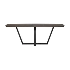 WOOOD Eettafels|Tablo Eettafel deens ovaal DL Eikenhout mystic brown 220cm