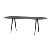WOOOD Eettafels|Tablo Eettafel ovaal VL Eikenhout mystic brown 220cm