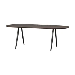 WOOOD Eettafels|Tablo Eettafel ovaal VL Eikenhout mystic brown 220cm