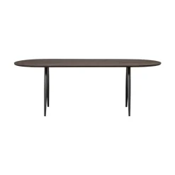 WOOOD Eettafels|Tablo Eettafel ovaal VL Eikenhout mystic brown 220cm
