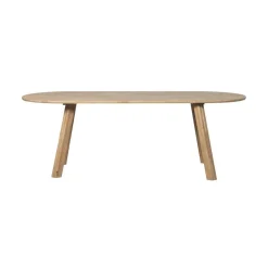 WOOOD Eettafels|Tablo Eettafel ovaal VL Eikenhout naturel 220cm