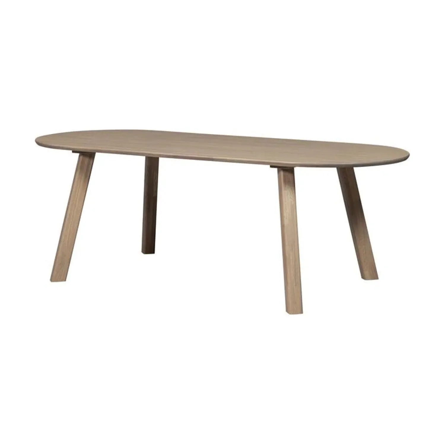 WOOOD Eettafels|Tablo Eettafel ovaal VL Eikenhout pebble grey 220cm