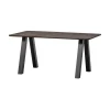 WOOOD Eettafels|Tablo Eettafel rechthoek Eikenhout mystic brown 160cm