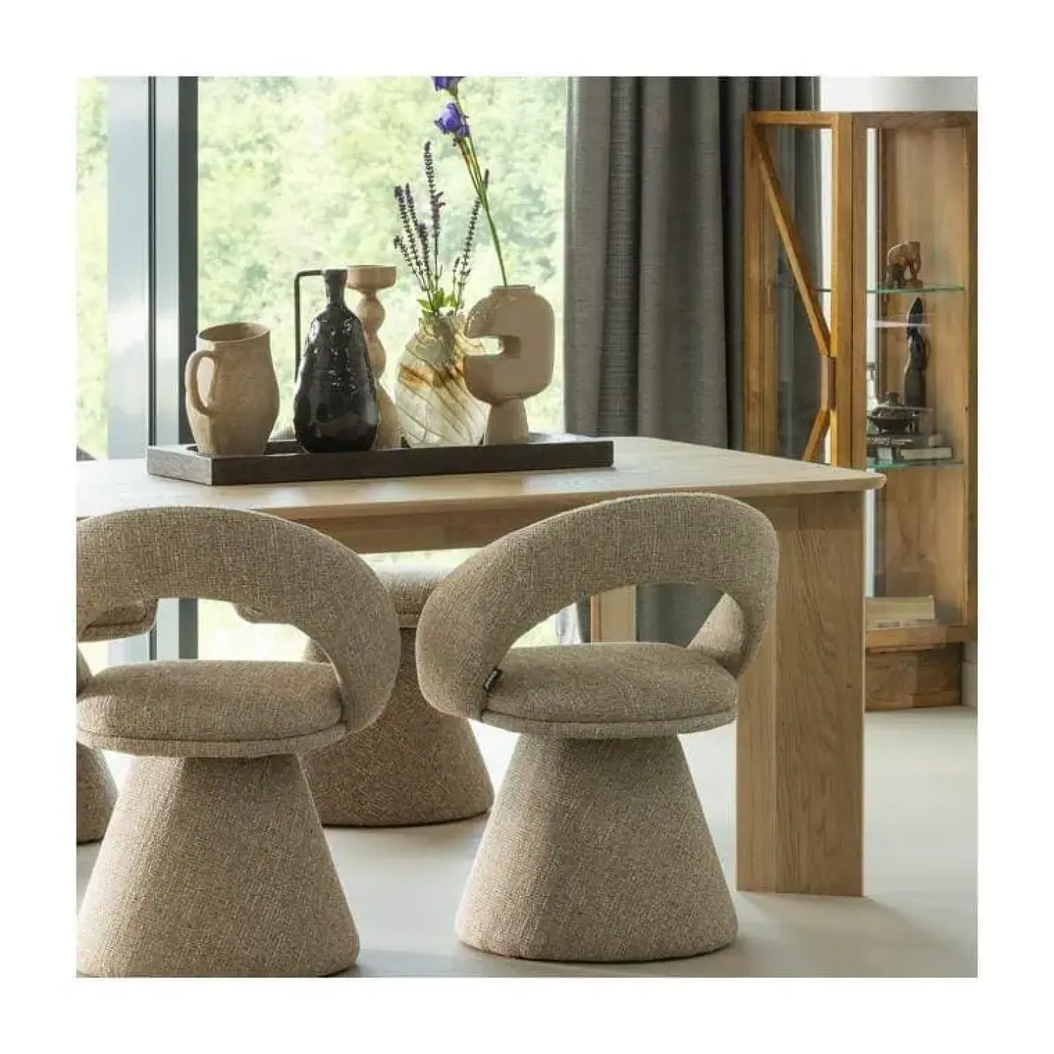 WOOOD Eettafels|Tablo Eettafel rechthoek Eikenhout naturel 180cm
