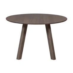 WOOOD Eettafels|Tablo Eettafel rond DL Eikenhout cashmere brown 120cm