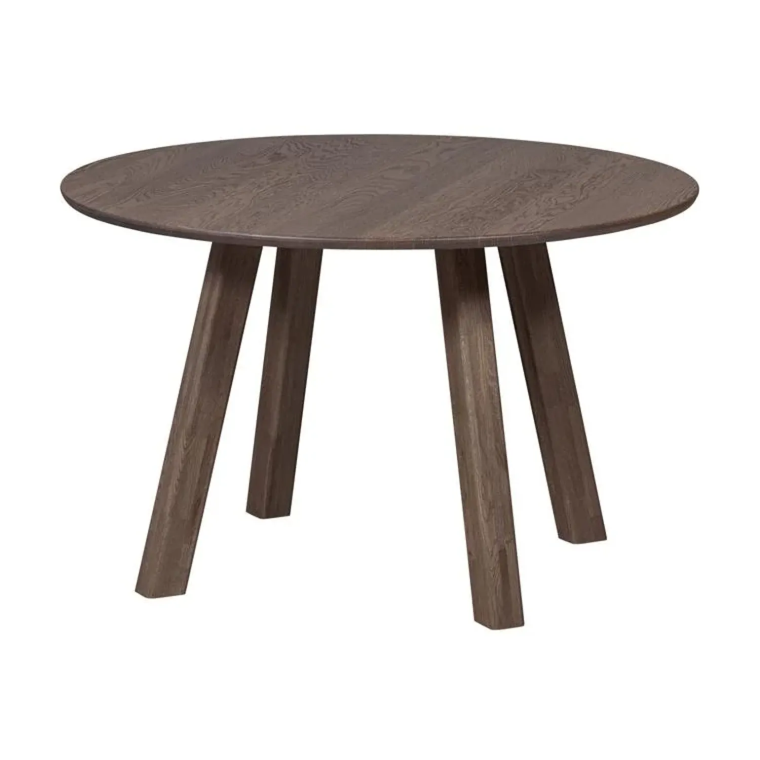 WOOOD Eettafels|Tablo Eettafel rond DL Eikenhout cashmere brown 120cm