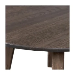 WOOOD Eettafels|Tablo Eettafel rond DL Eikenhout cashmere brown 120cm