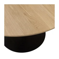 WOOOD Eettafels|Tablo Eettafel rond VL Eikenhout naturel 120cm
