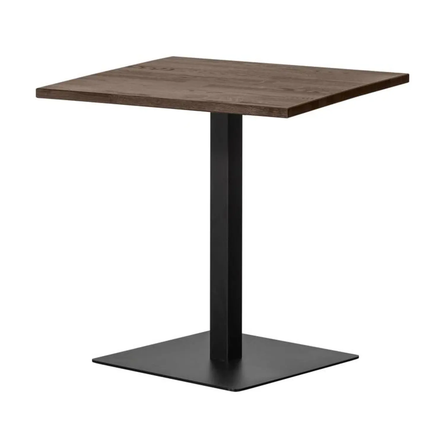 WOOOD Eettafels|Tablo Eettafel vierkant VL Eikenhout cashmere brown 80cm