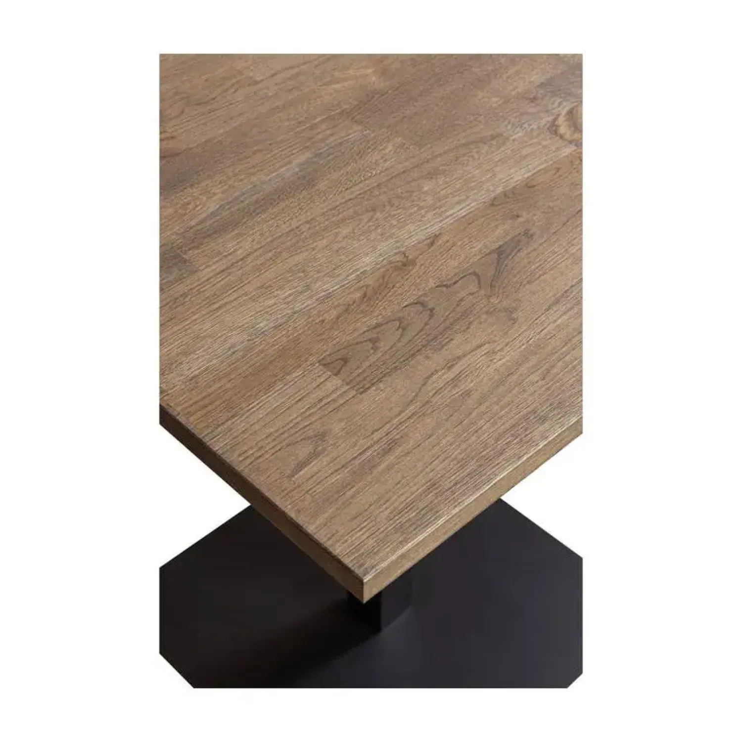 WOOOD Eettafels|Tablo Eettafel vierkant VL Eikenhout cashmere brown 80cm