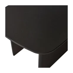 WOOOD Salontafels|Tablo Salontafel organisch Eikenhout zwart 60cm