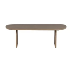 WOOOD Salontafels|Tablo Salontafel organisch Eikenhout pebble grey 110cm