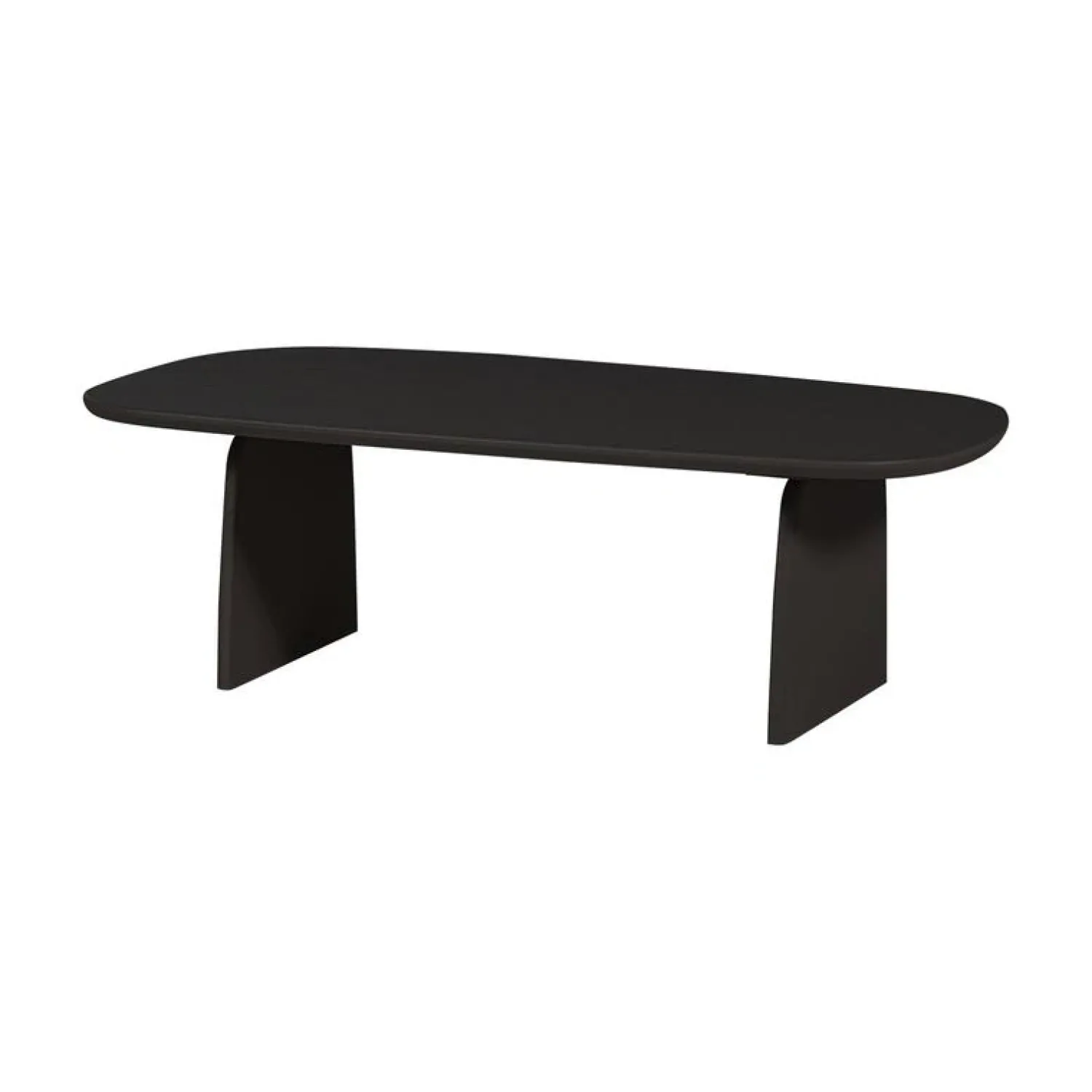 WOOOD Salontafels|Tablo Salontafel organisch Eikenhout zwart 110cm
