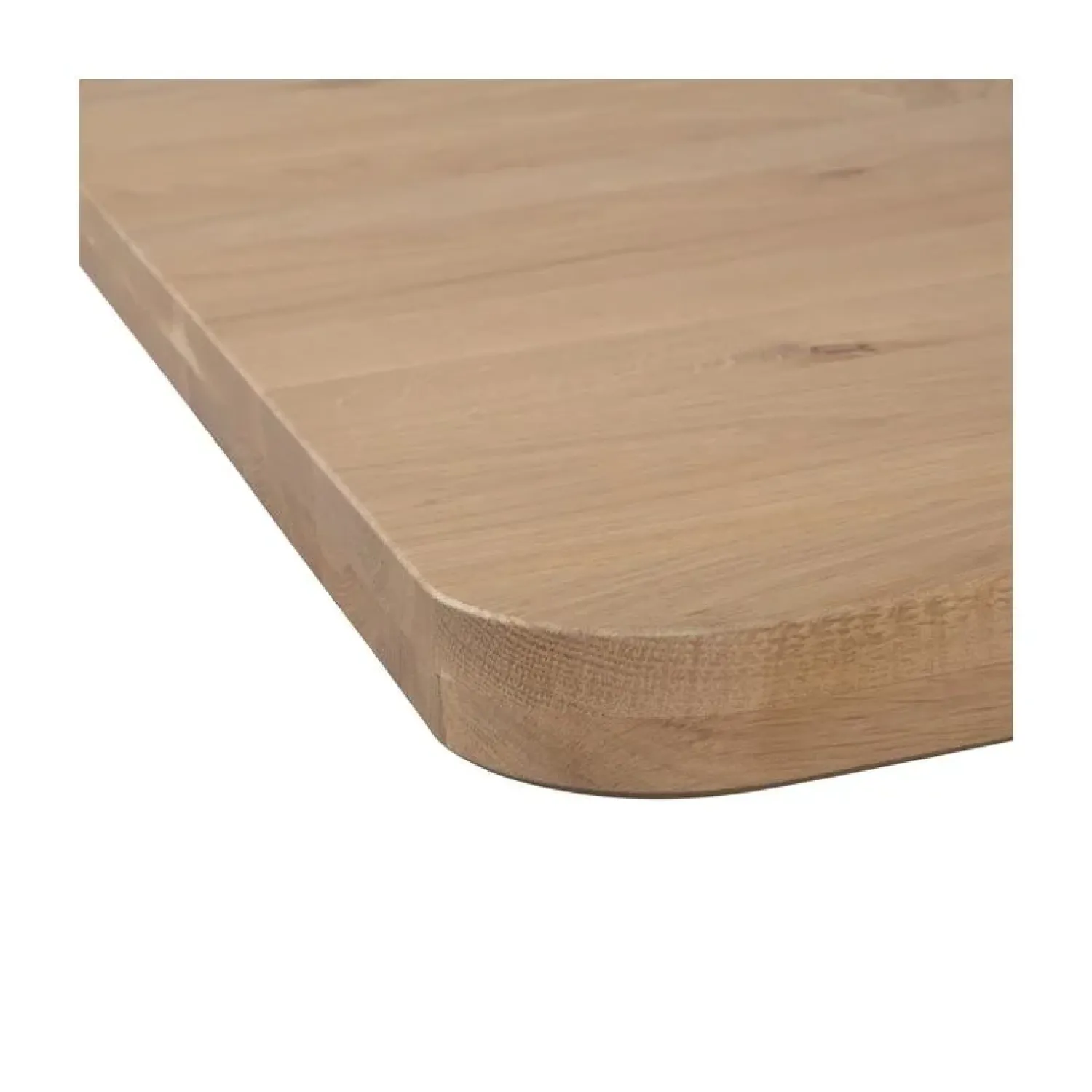 WOOOD Tafelbladen|Tablo Tafelblad Eikenhout naturel Curved 200x90cm