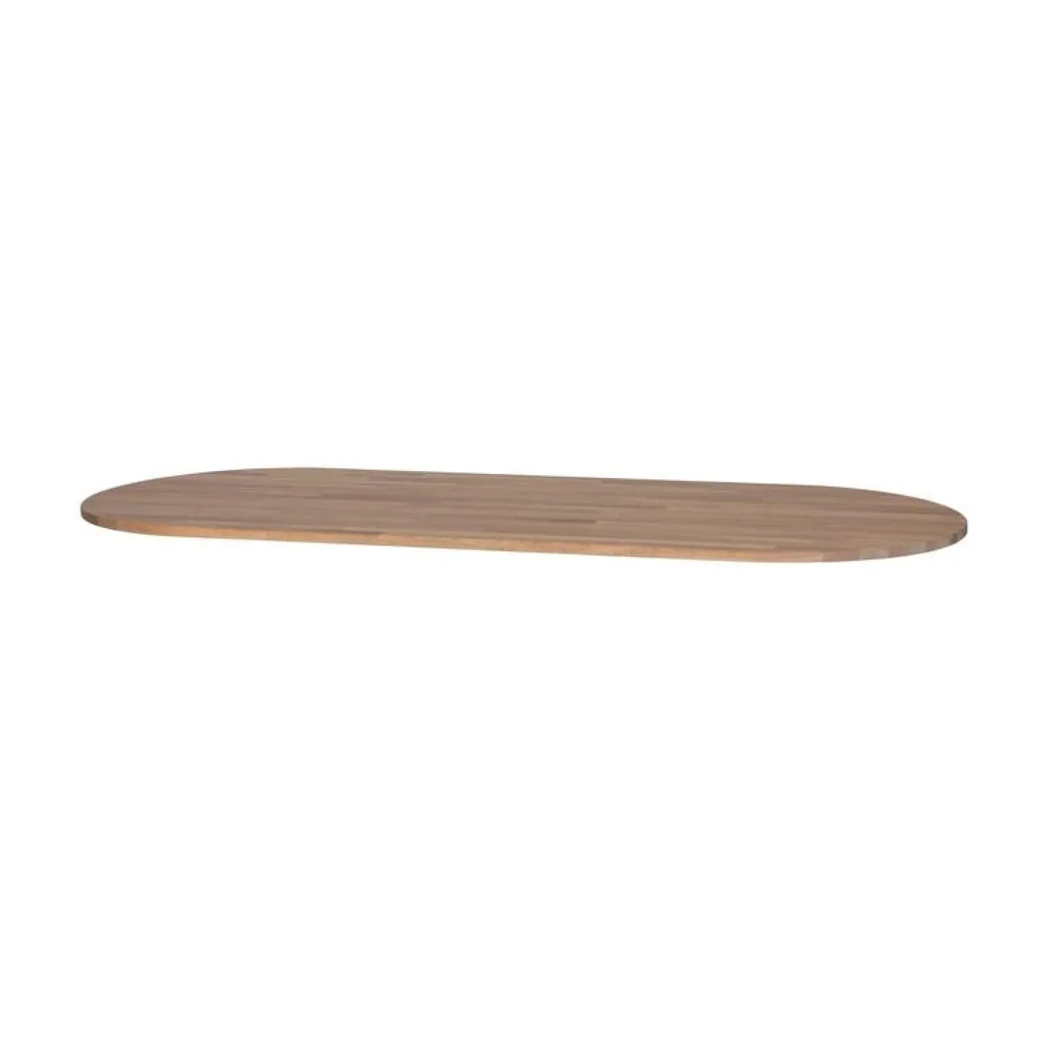 WOOOD Tafelbladen|Tablo Tafelblad Ovaal Eiken Olie Grijs 220cm