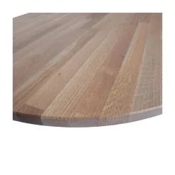 WOOOD Tafelbladen|Tablo Tafelblad Ovaal Eiken Olie Grijs 220cm