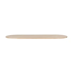 WOOOD Tafelbladen|Tablo Tafelblad Ovaal Eiken Onbehandeld 220cm