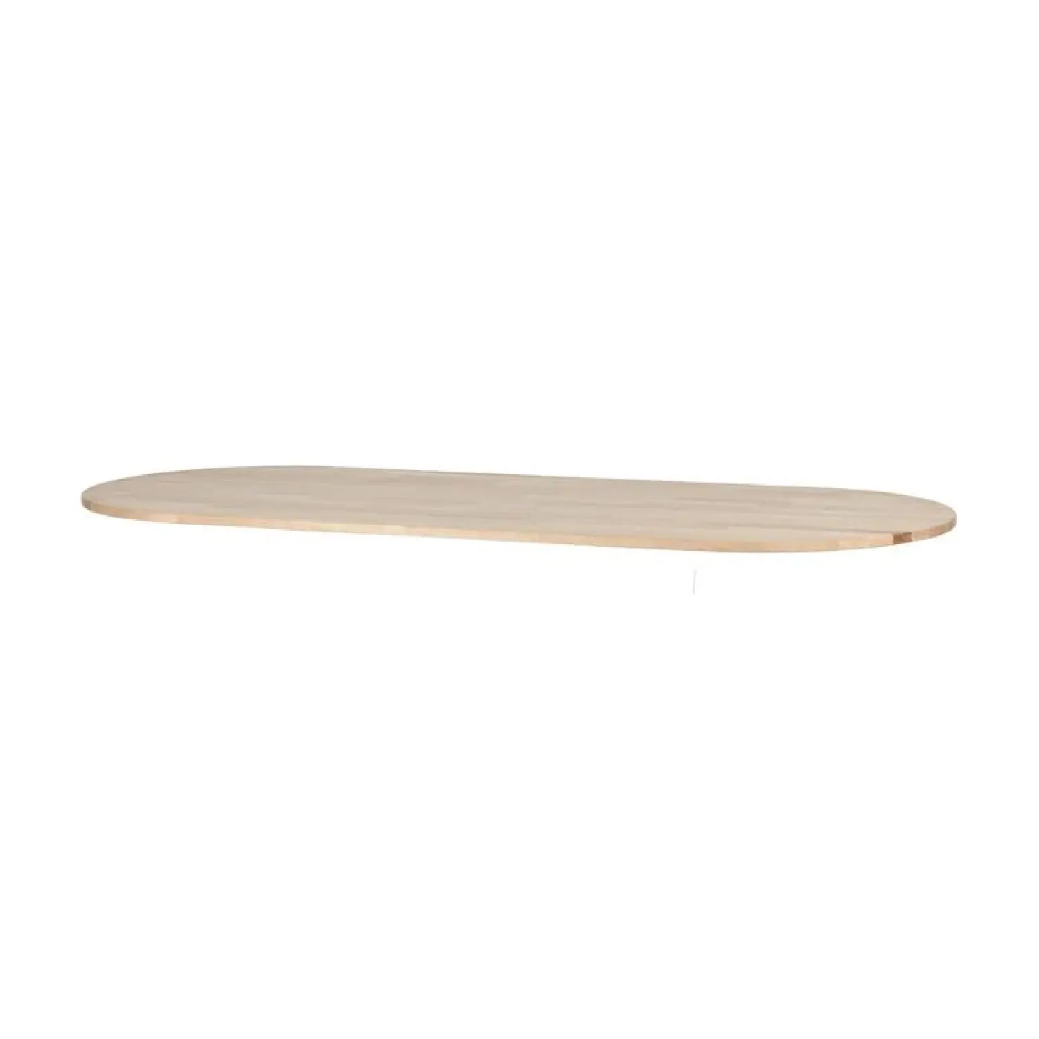 WOOOD Tafelbladen|Tablo Tafelblad Ovaal Eiken Onbehandeld 220cm