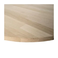 WOOOD Tafelbladen|Tablo Tafelblad Ovaal Eiken Onbehandeld 220cm