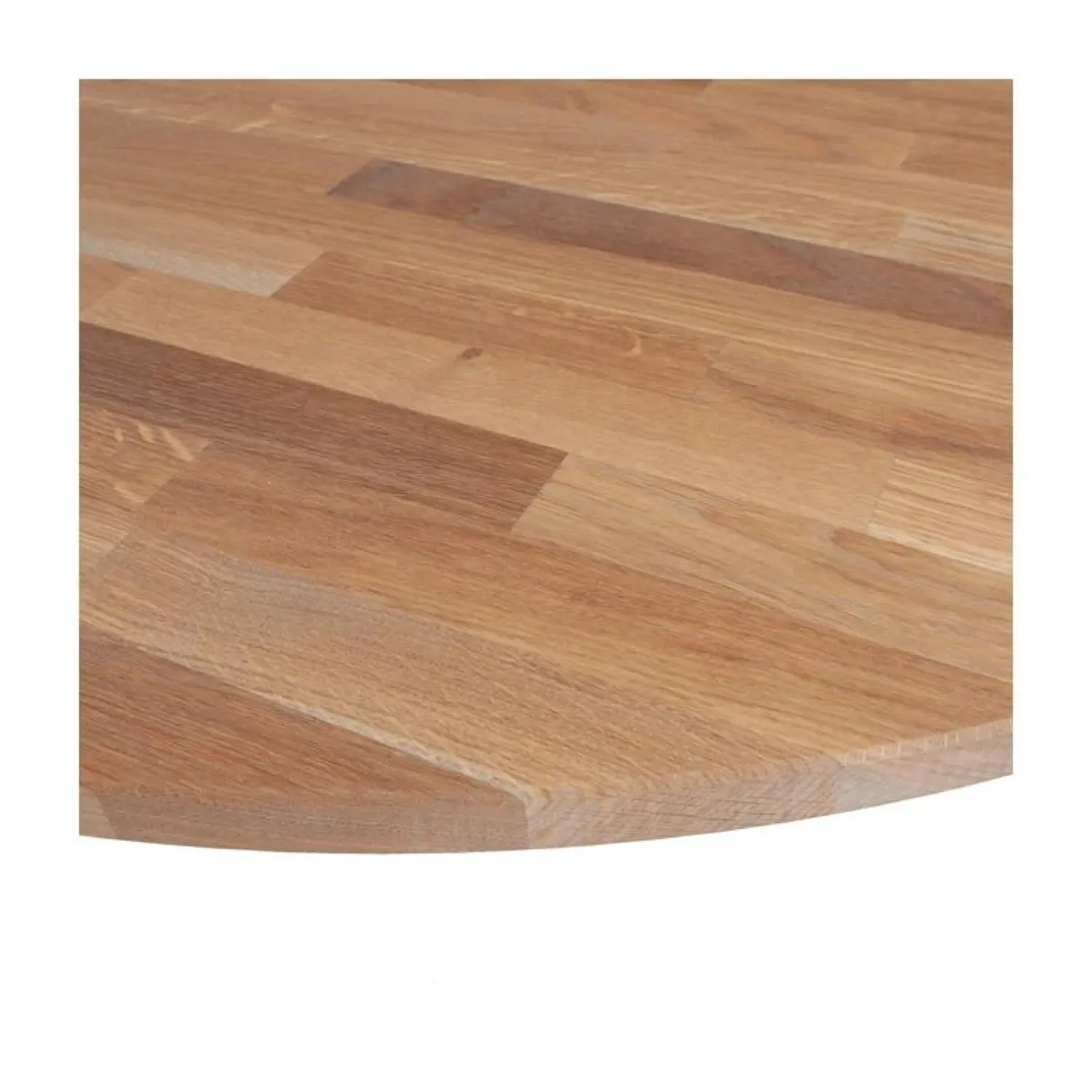 WOOOD Tafelbladen|Tablo Tafelblad Rond Eiken Olie Grijs 120cm