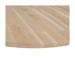 WOOOD Tafelbladen|Tablo Tafelblad Rond Eiken Onbehandeld 120cm