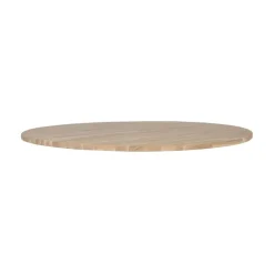 WOOOD Tafelbladen|Tablo Tafelblad Rond Eiken Onbehandeld 120cm