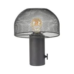 Label51 Bureaulampen|Tafellampen|Tafellamp Fungo 1-Lichts Zwart Metaal