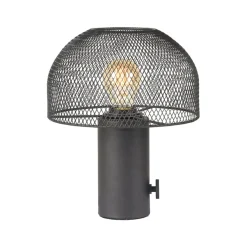 Label51 Bureaulampen|Tafellampen|Tafellamp Fungo 1-Lichts Zwart Metaal
