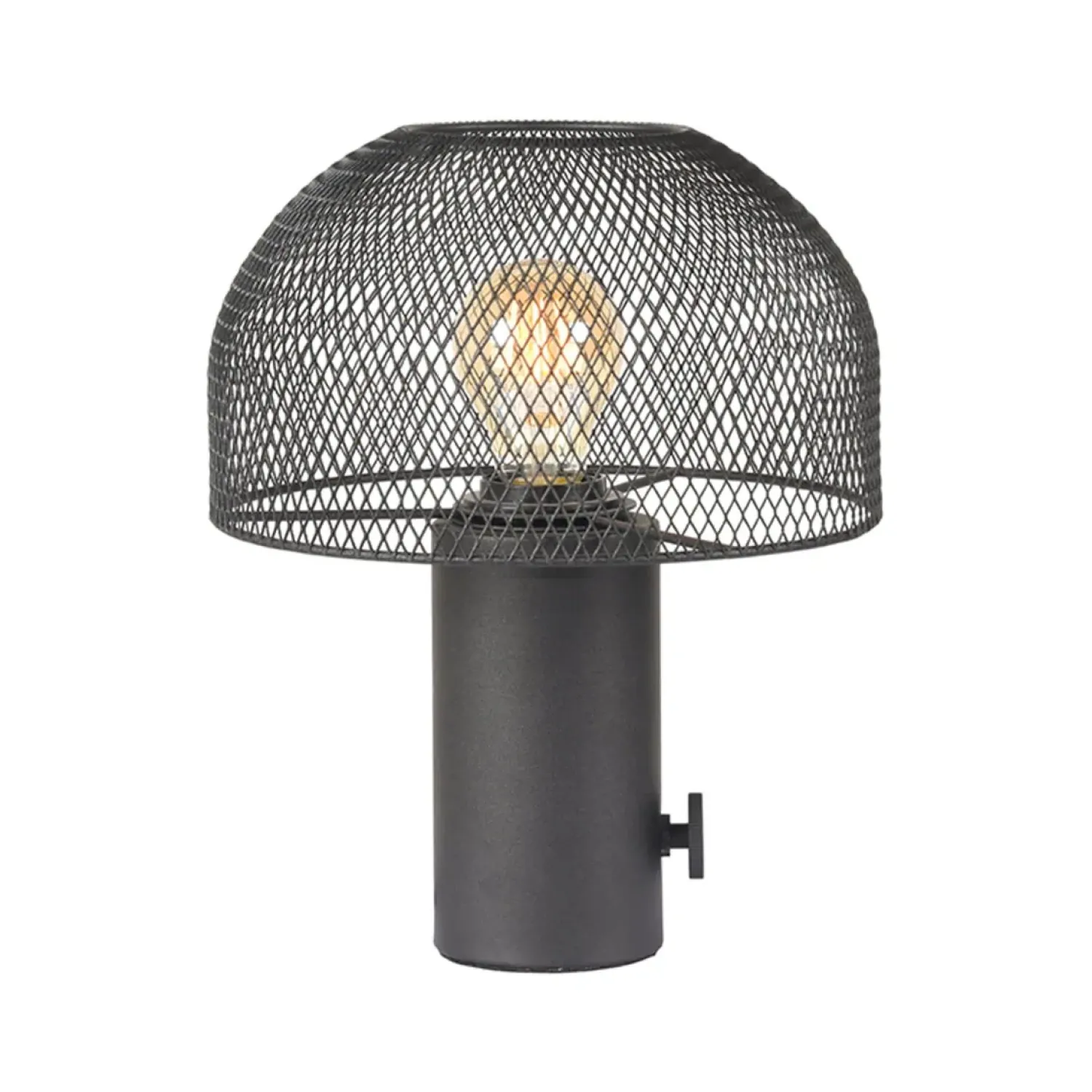 Label51 Bureaulampen|Tafellampen|Tafellamp Fungo 1-Lichts Zwart Metaal