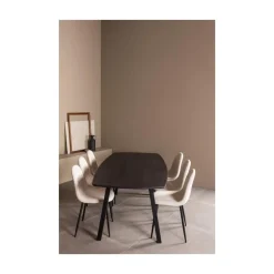 WOOOD Onderstellen|Tafel poot A-vorm metaal zwart