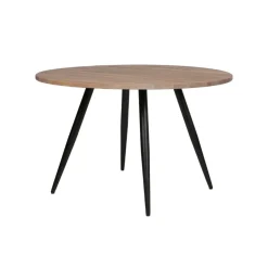 WOOOD Onderstellen|Tafel poot conisch metaal zwart (2-standen)