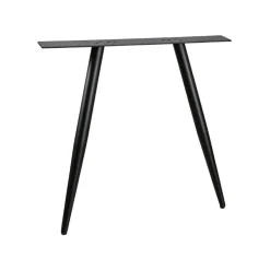 WOOOD Onderstellen|Tafel poot conisch metaal zwart (2-standen)