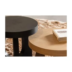 WOOOD Bijzettafels|Tala Bijzettafel MDF Rond Naturel 55cm